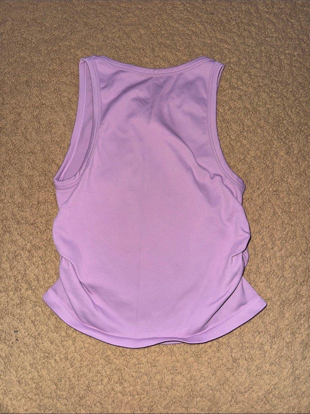 Lilac Ruched Tank Top - Picture 3 of 3